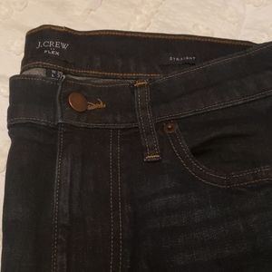 EUC J.Crew Straight Flex Jeans